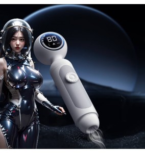 MizzZee - Space Journey Suction Heating AV Wand (Chargeable - White)	